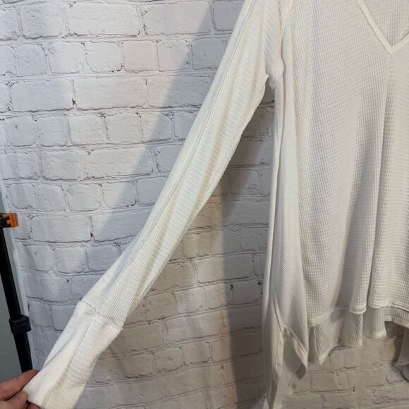 Free People Pacific Thermal Top White size medium - Picture 2 of 9
